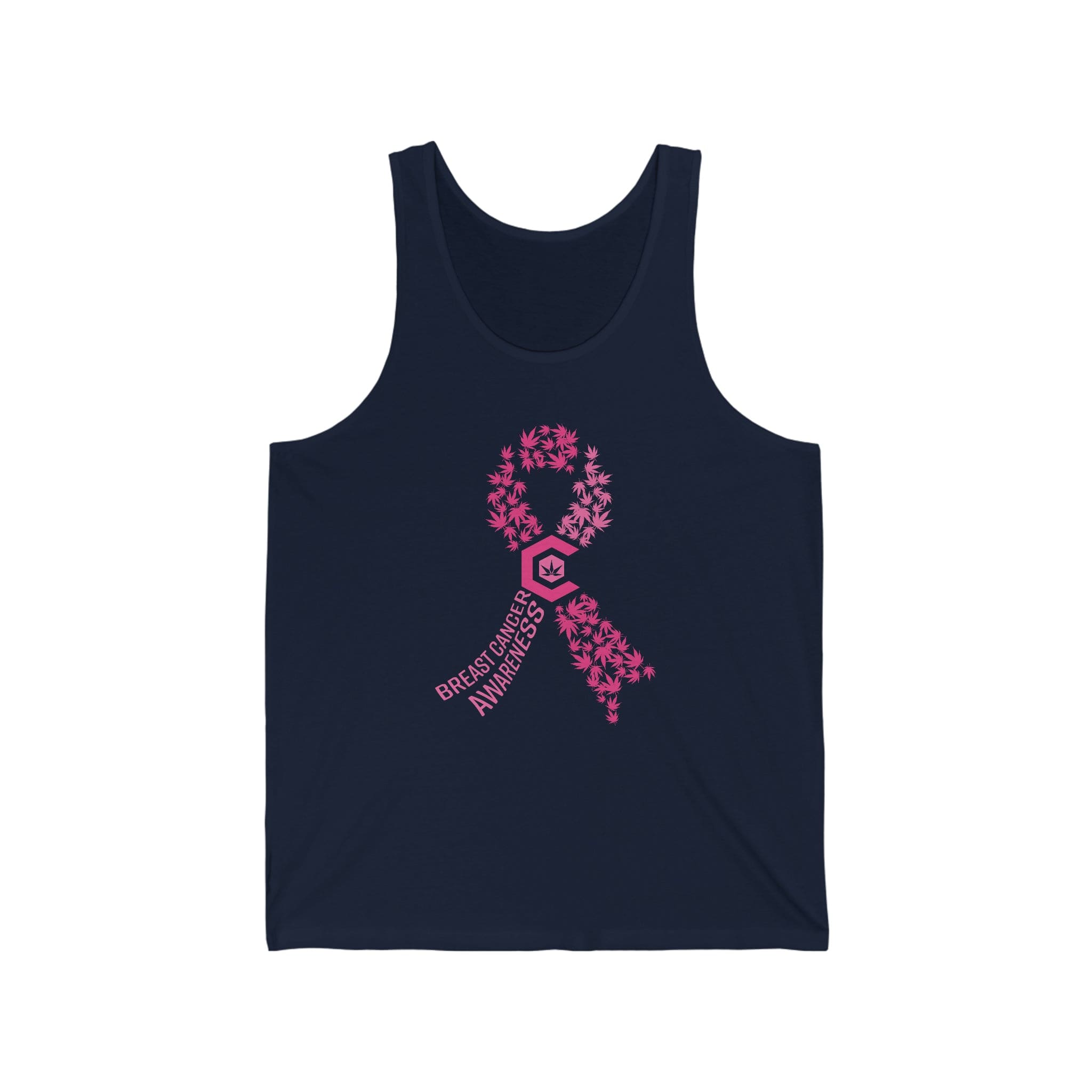 Breast Cancer Awareness Cannabis Jersey Tank