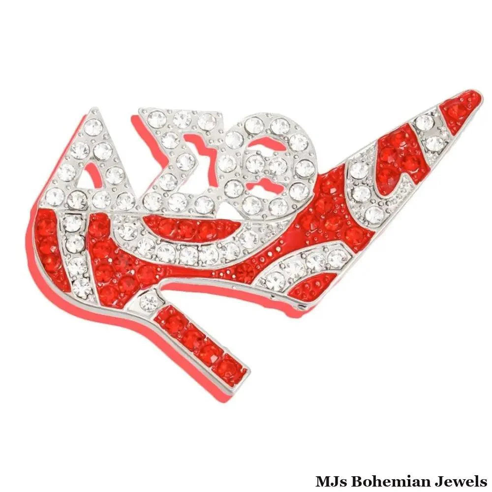 DST Brooch Delta Sigma Sorority Heel Pin for Women