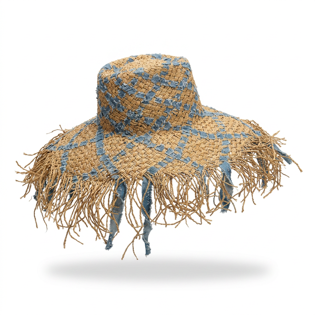Free Spirit Woven Straw Sun Hat