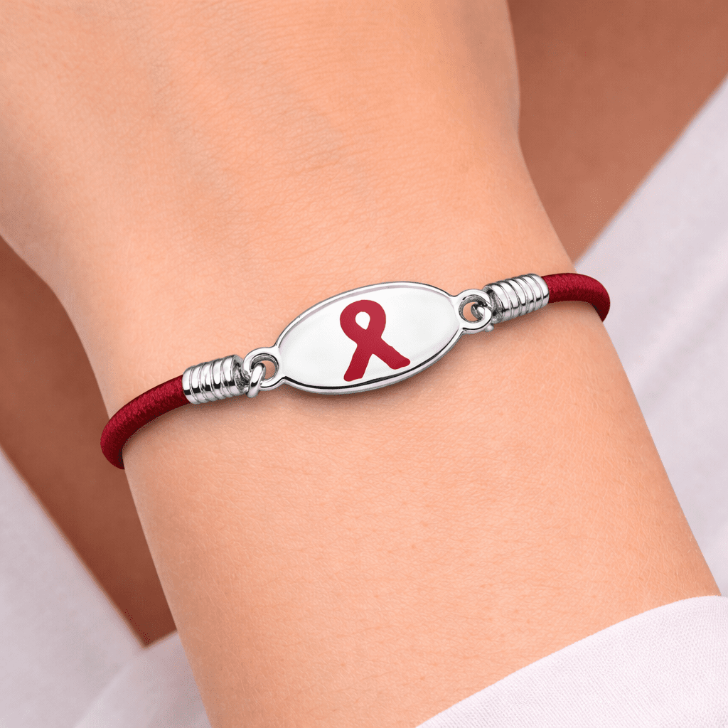 Burgundy Ribbon Stretch Bracelets