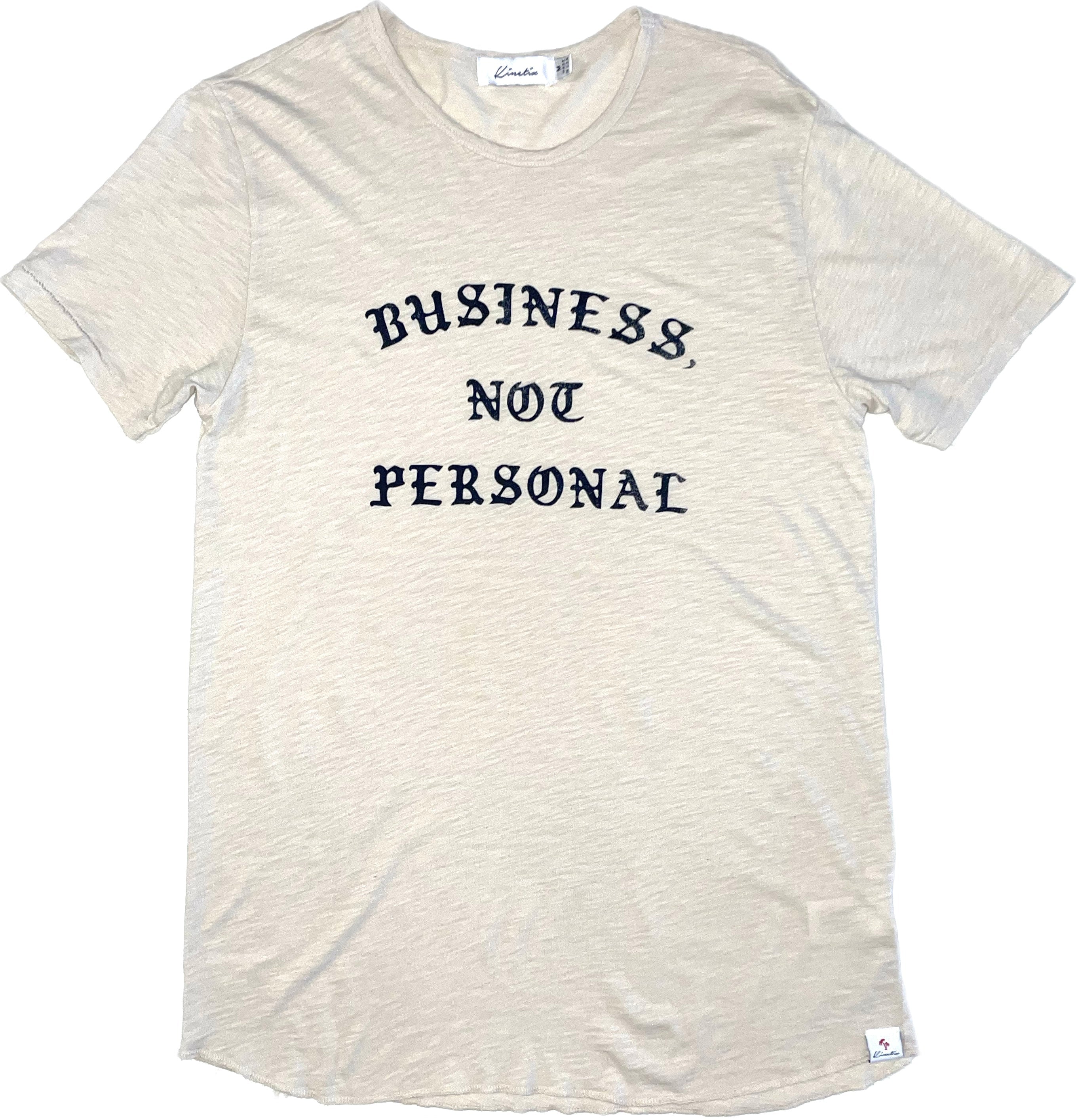 Summer Casual Bundle (4 Corners Hoodie Ash Gray and "Business, Not Personal" Dutch White) (