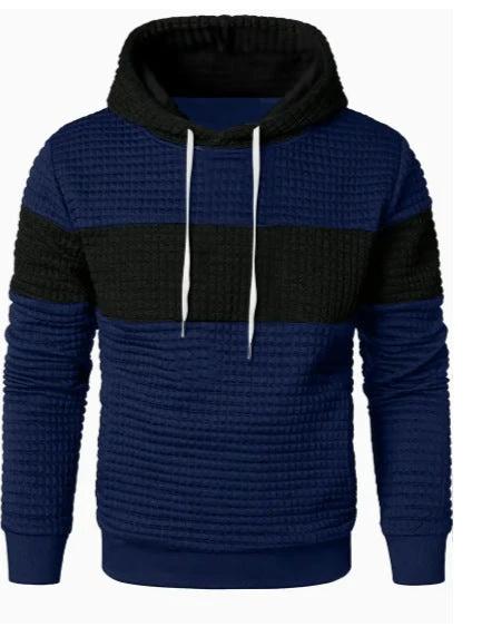 Men's Hooded Long-sleeved Sweater w/ Drawstring