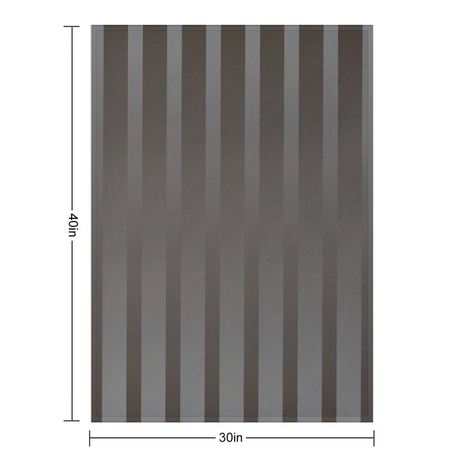 Gradient Taupe with Elegant Vertical Stripes Throw Blanket