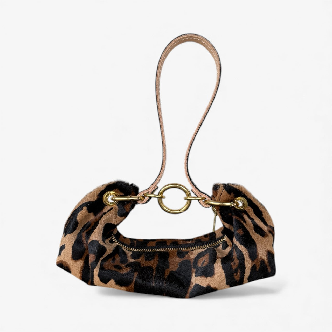 Baby Blair Shoulder Bag, Leopard Print Hair-On Hide-Available for Pre-Order