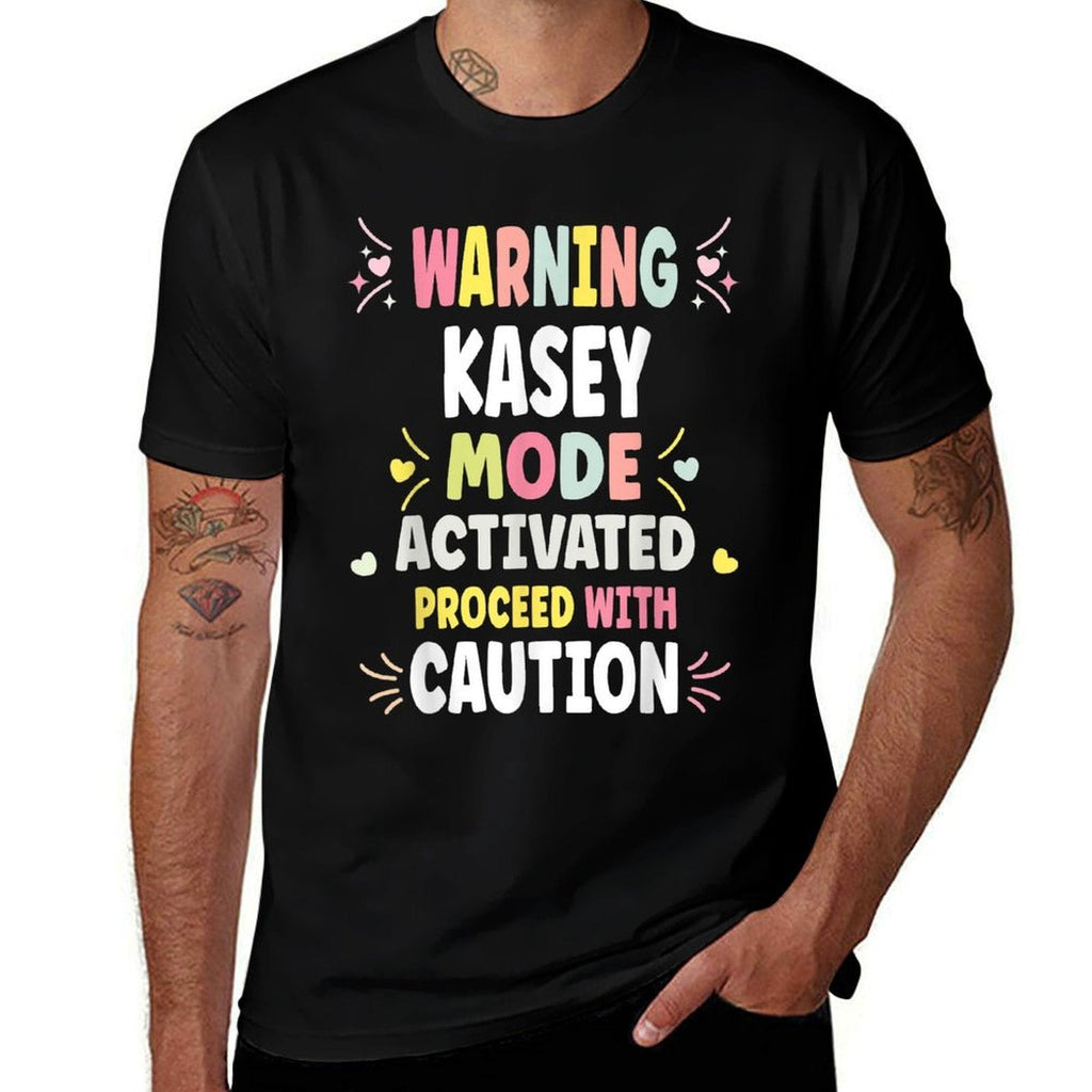 KASEY Personalized Womens Gift Custom KASEY  High-quality Stitching T-Shirt