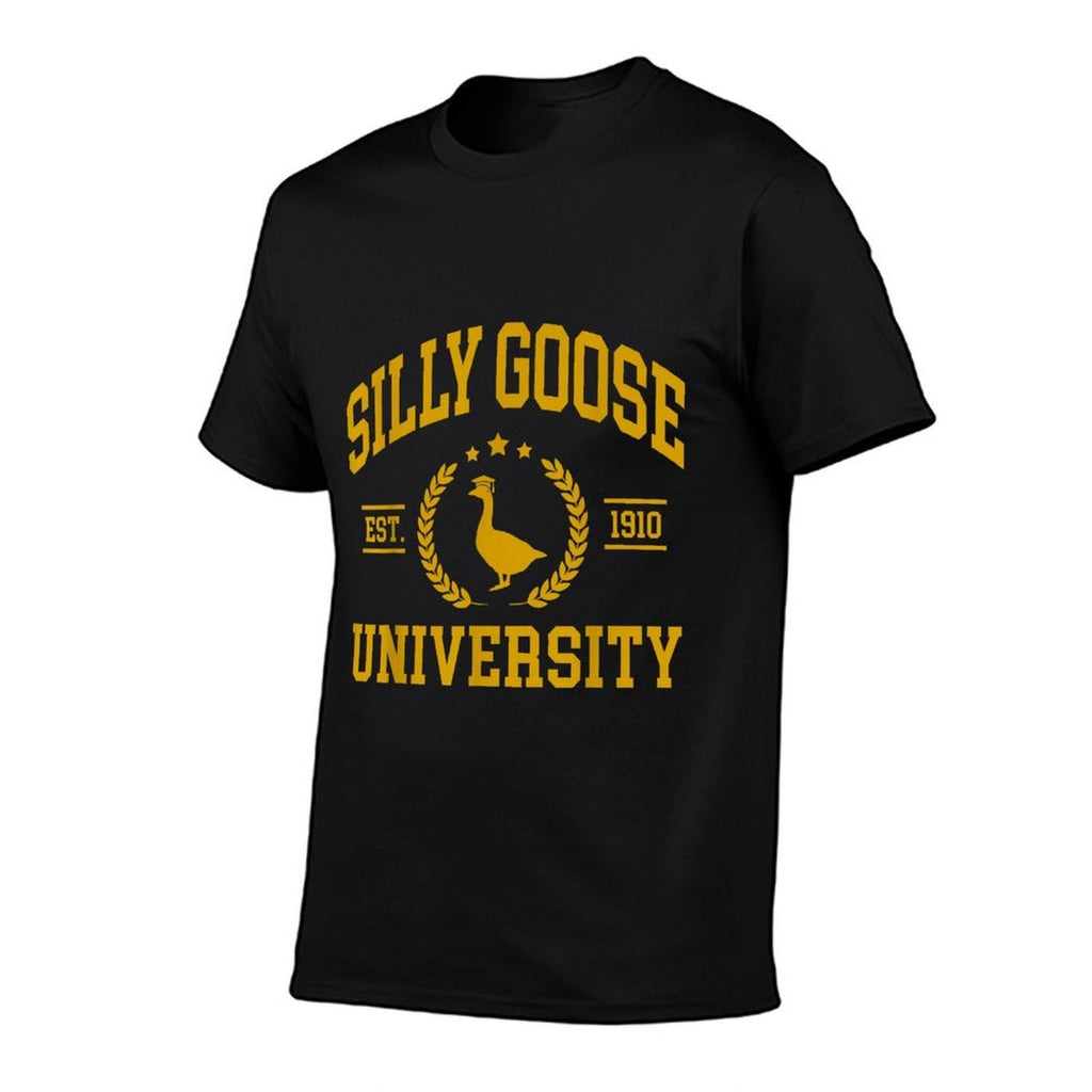 Silly Goose University, Funnys For Men, Goose  Easy-care T-Shirt