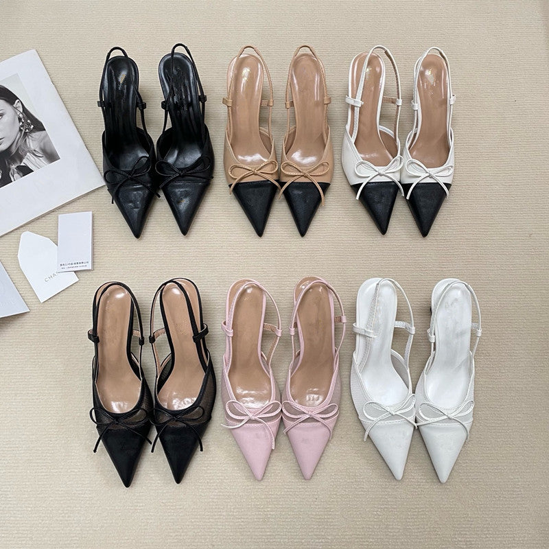 Bow Stiletto Heels