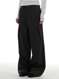 Men's Plus Size Wide Leg Pleated Pants