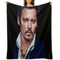 Johnny Depp PRO 8K Throw Blanket