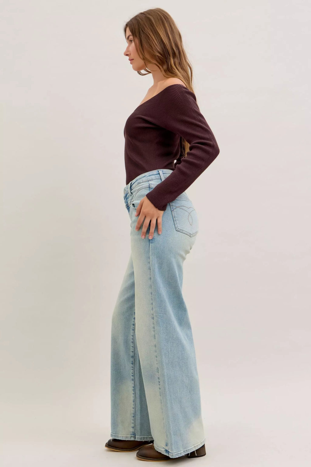 Judy Blue High Waist Jeans For Women With Flattering Column Straight Fit Versatile Everyday Wear
