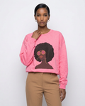Rosa Graphic Art Crewneck Sweatshirt