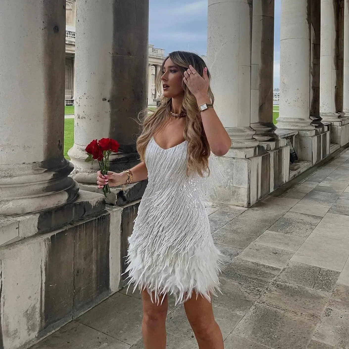 Candyfloss Dream White Mini Dress