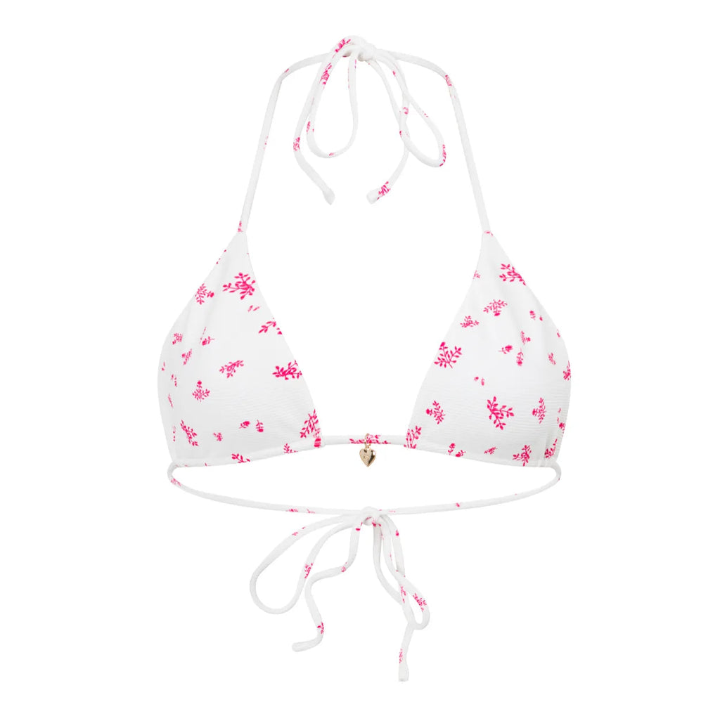 Capri Petals Ribbed Halter Bikini