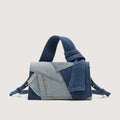 Cassen Denim Handbag with Shoulder Strap