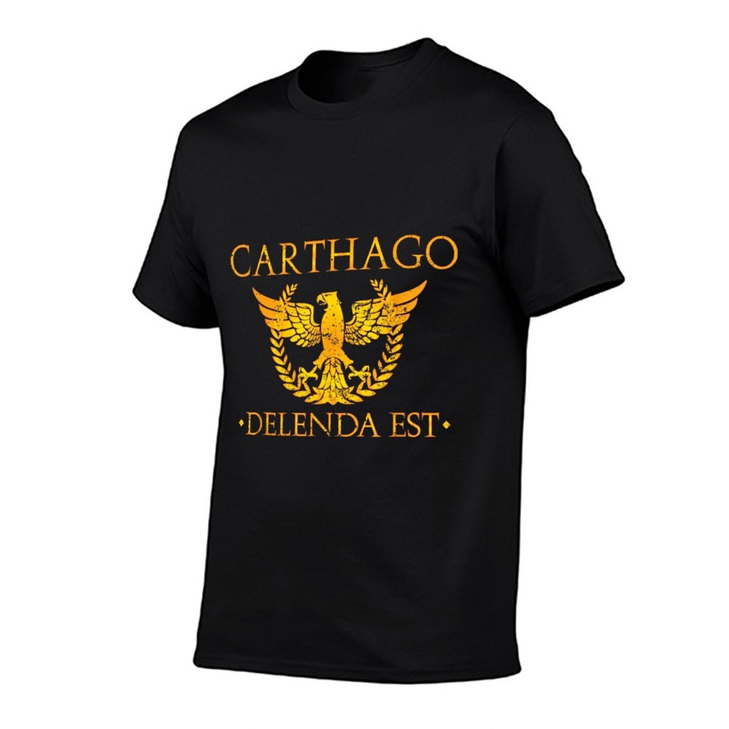 Carthago Delenda Est T-shirt Carthage Must Be Destroyed  Cotton T-Shirt