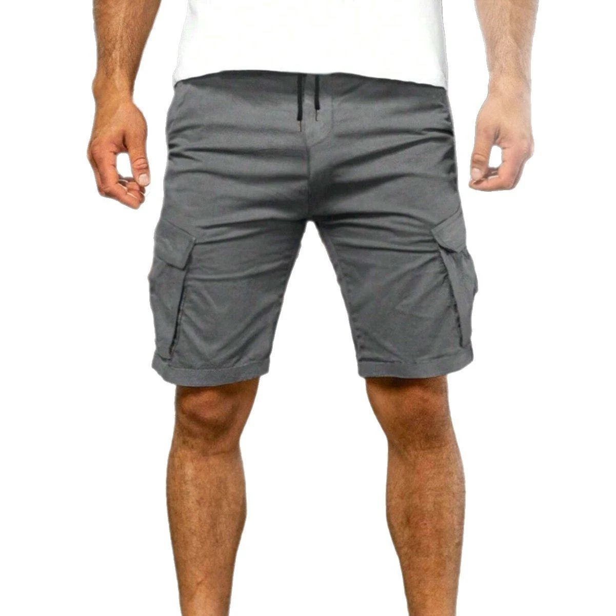 Fashion Personality Men's New Woven Five-point Pants