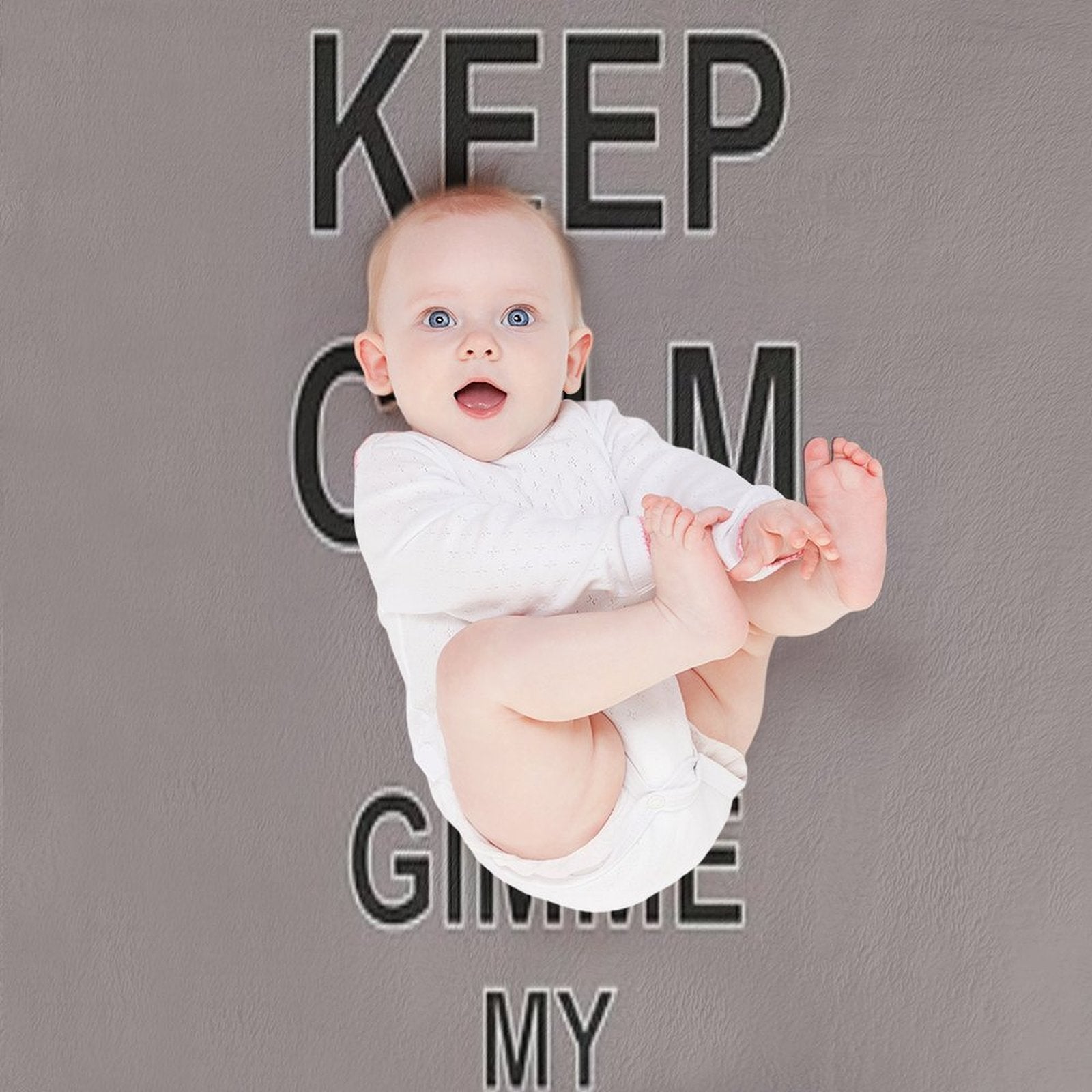 Keep Calm And Gimme My Nutella Throw Blanket