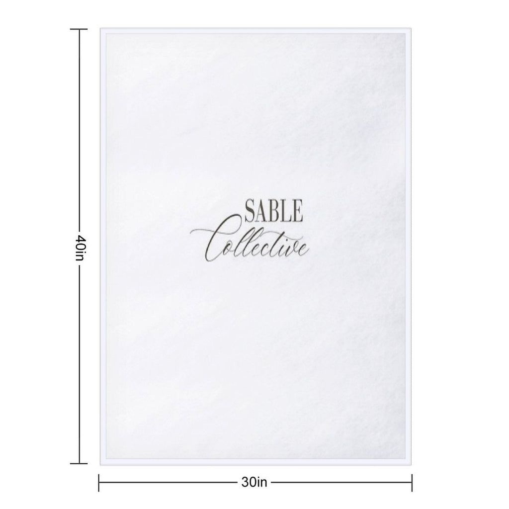 Sable Collective Logo Throw Blanket
