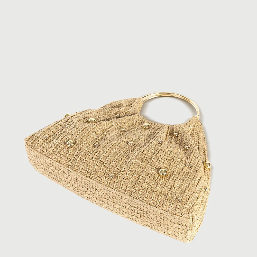 Celeora Knitted Rivet Handbag