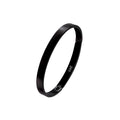 BG300B B.Tiff Simplicity Narrow Matte Black Bangle Bracelet
