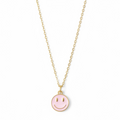 Charm and Necklace with Smiley Pendant