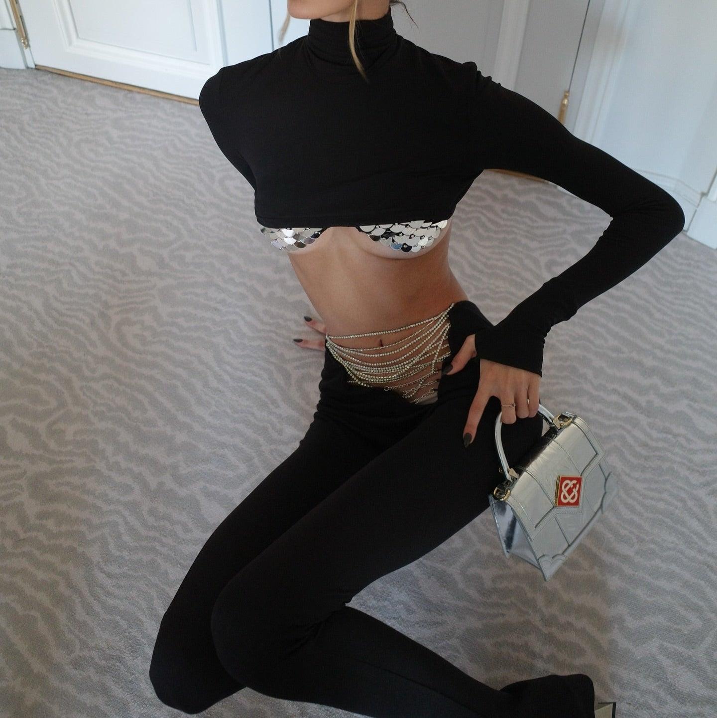 Chic Vibes Chain Two-Piece Set