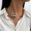 Water Drop Open Necklace