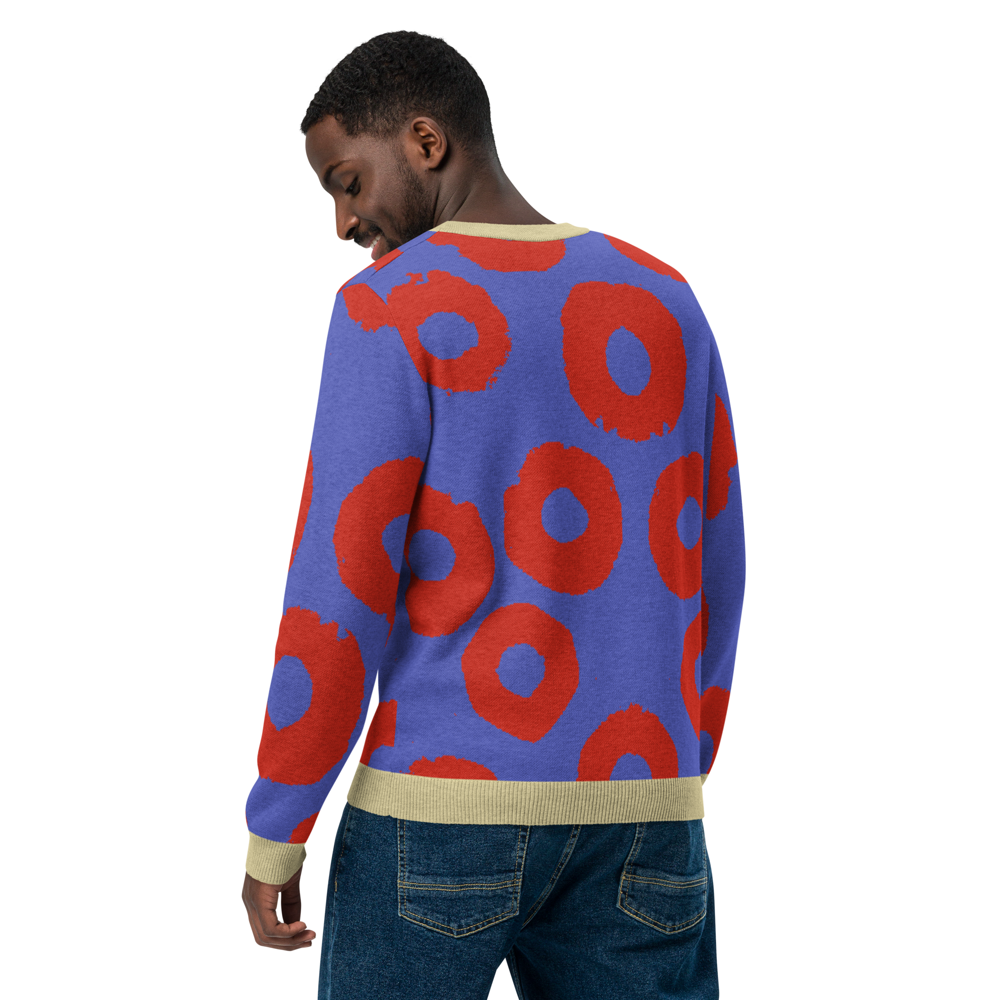 Phish Donut knitted crew neck sweater