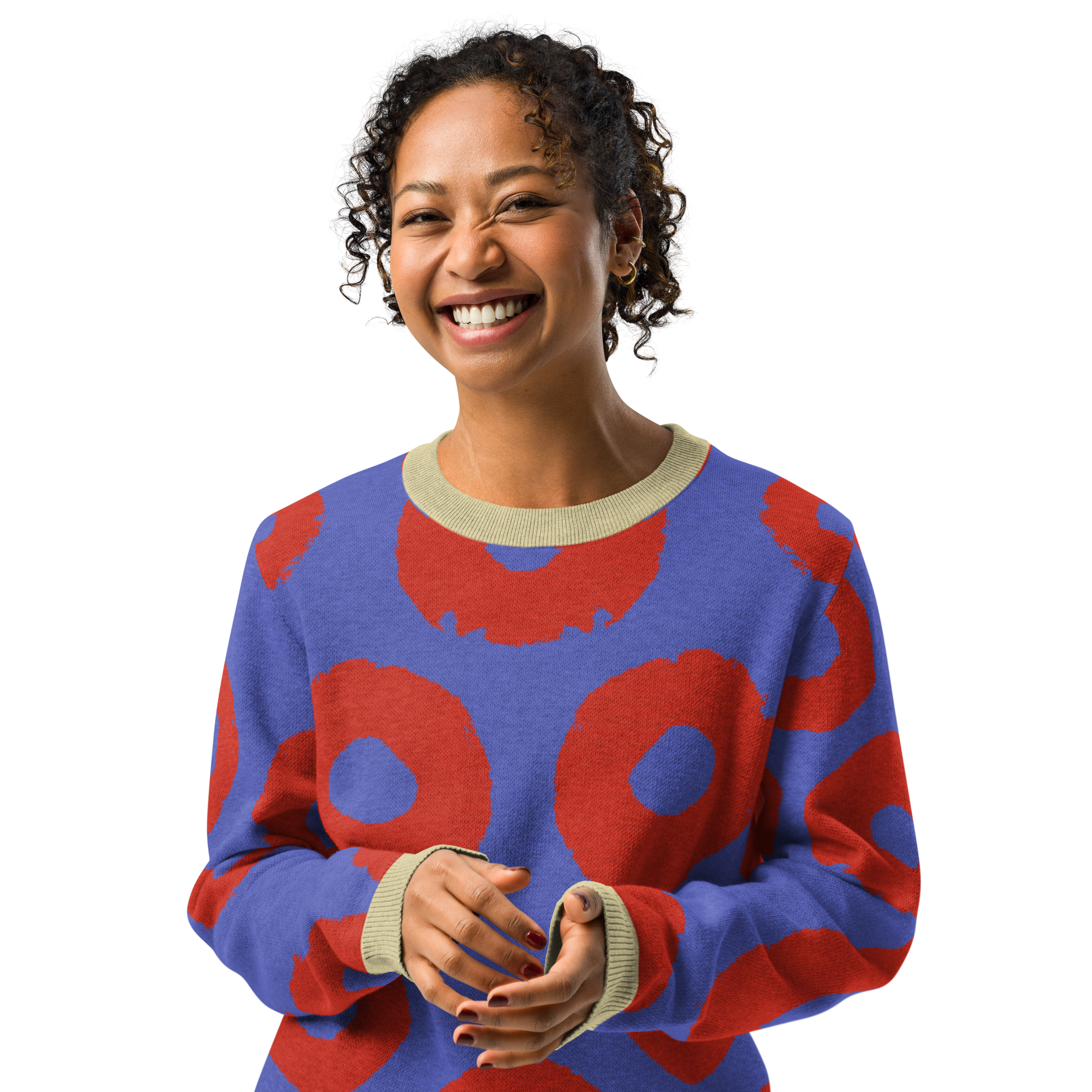 Phish Donut knitted crew neck sweater