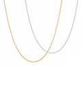 Classic Flat Oval Link Chain Sterling Silver or Gold Plated