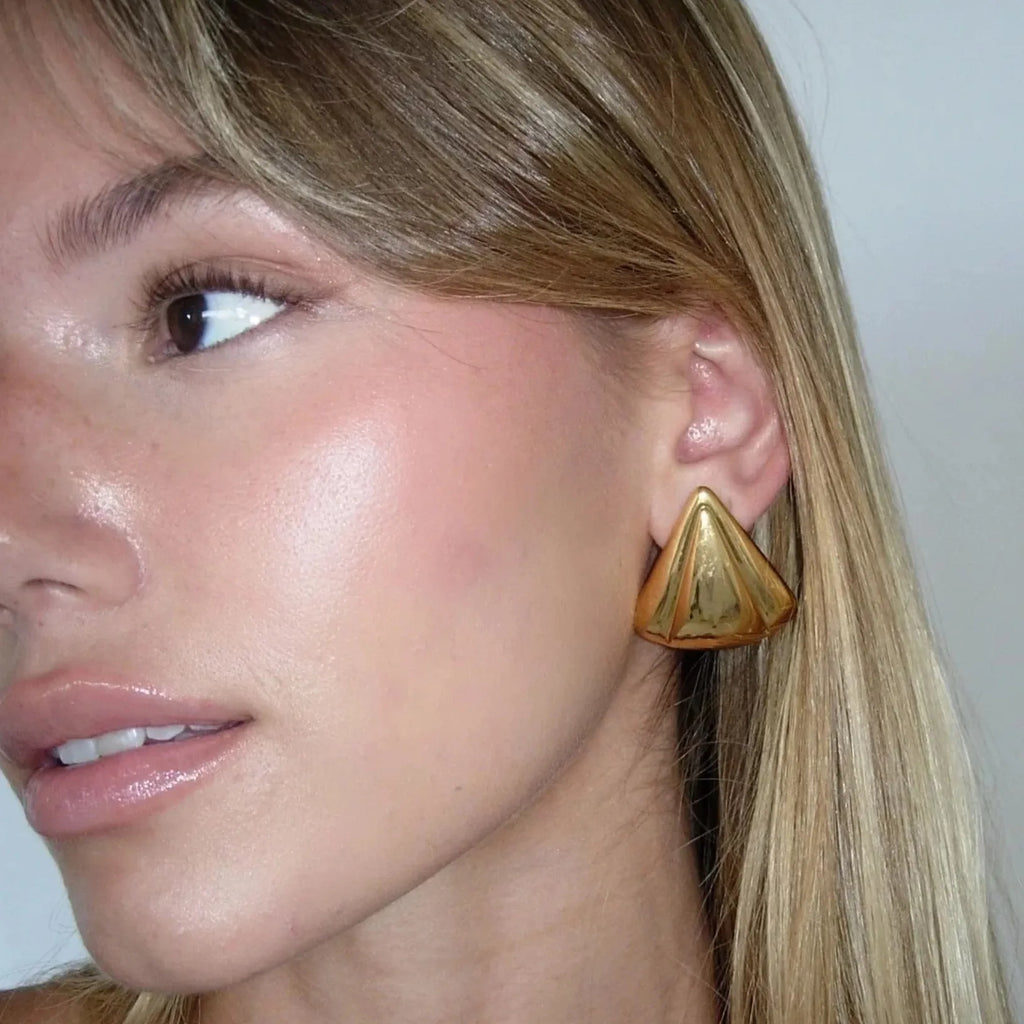 Cleopatra Pyramid Earrings