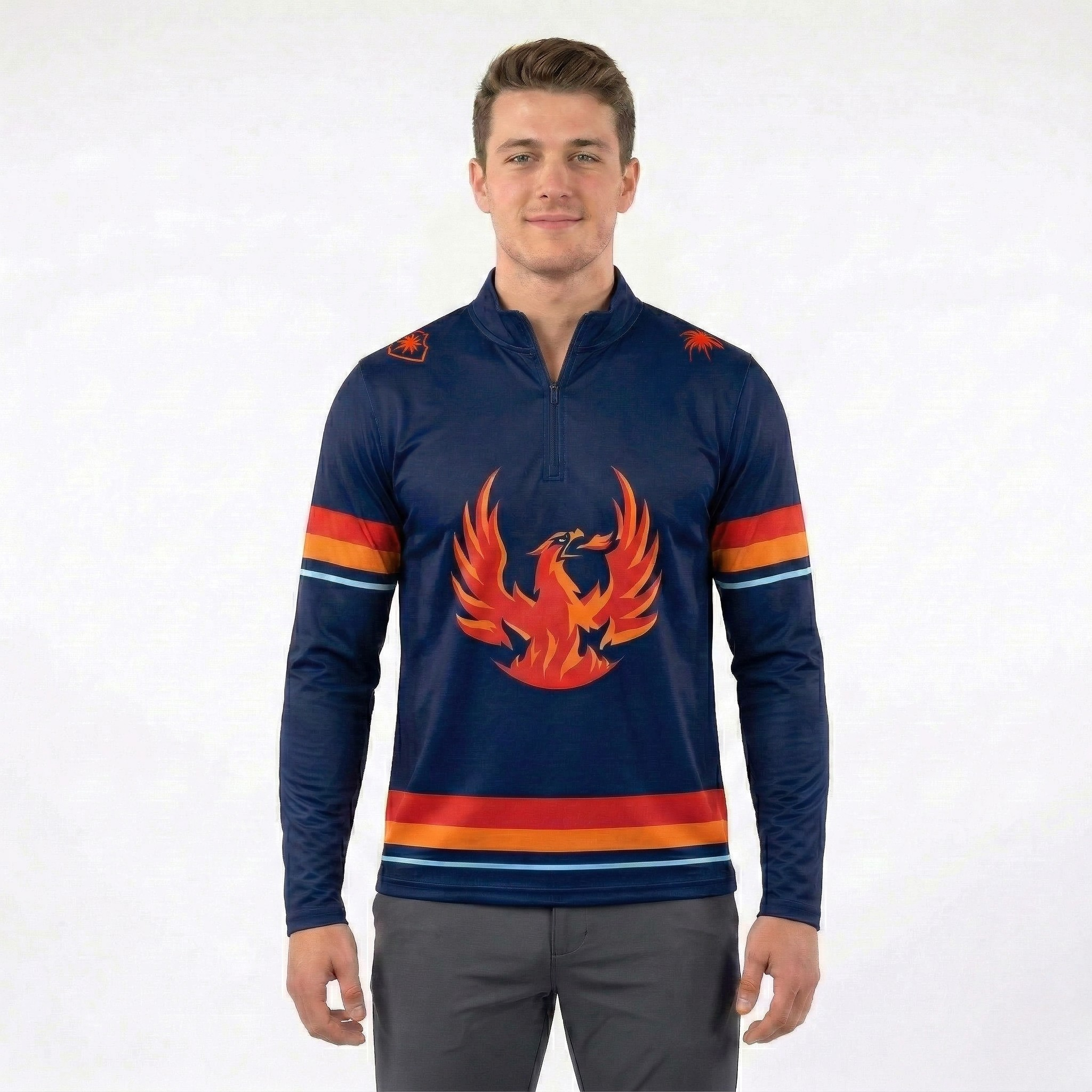 Coachella Valley Firebirds AHL Licensed Replica Jersey Performance 1/4 Zip