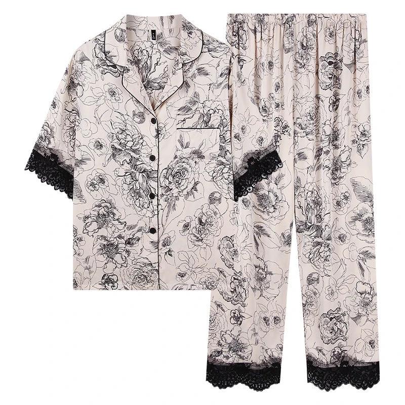 Fashion New Silk Pajamas For Women