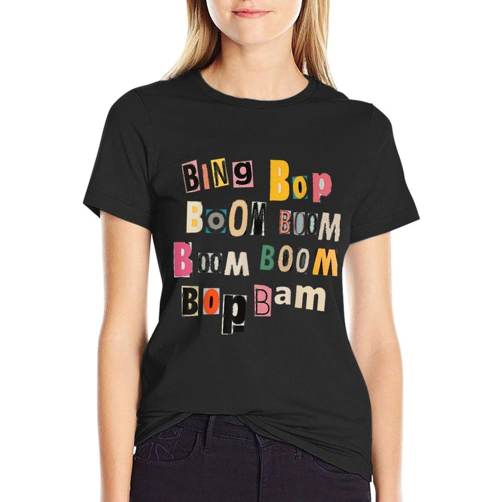 Ken Bing Bop Boom Boom Meme Drick Men Women Youth Kids  Ribbed Collar T-Shirt