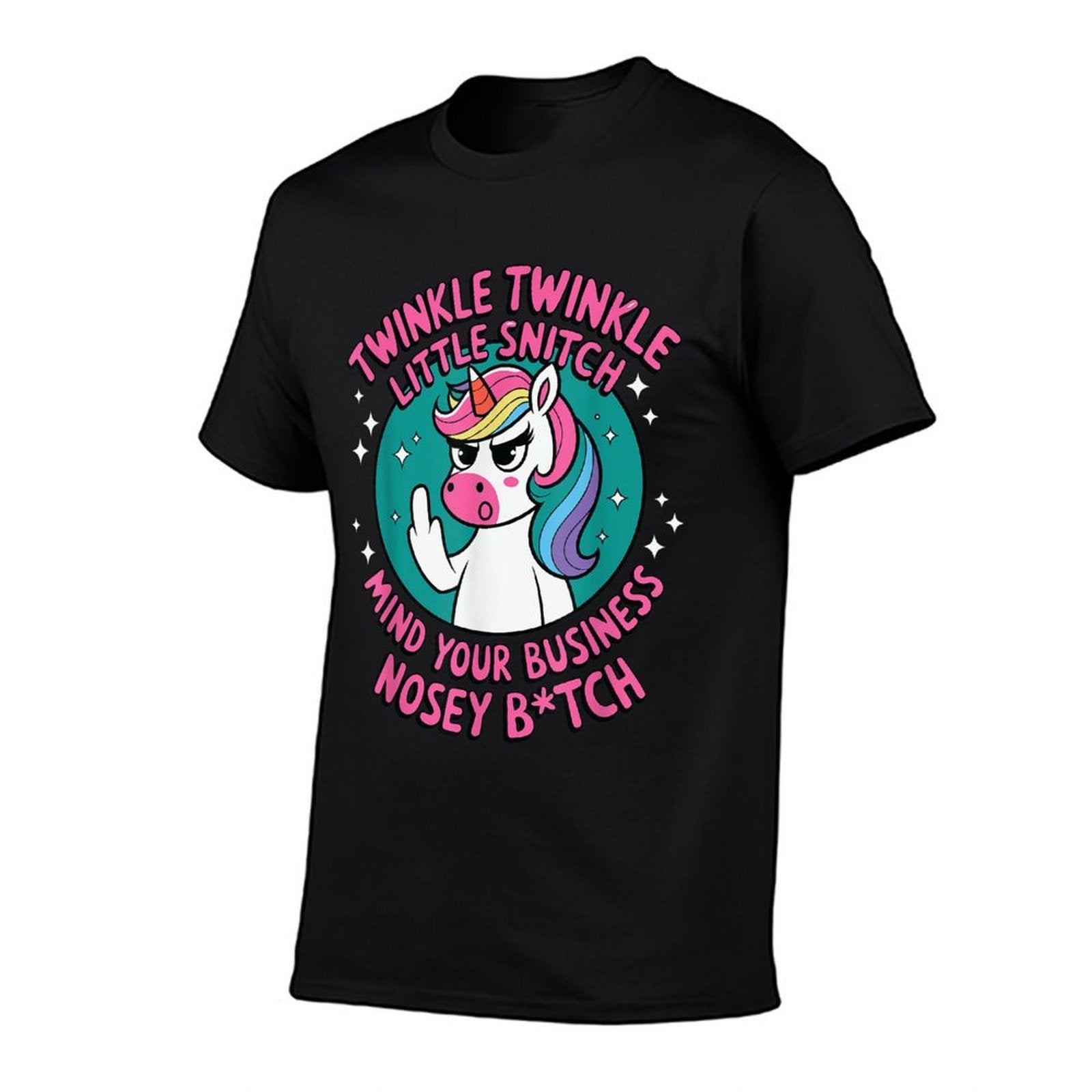 Funny Unicorn For Women Twinkle Twinkle Little Snitch  Soft T-Shirt