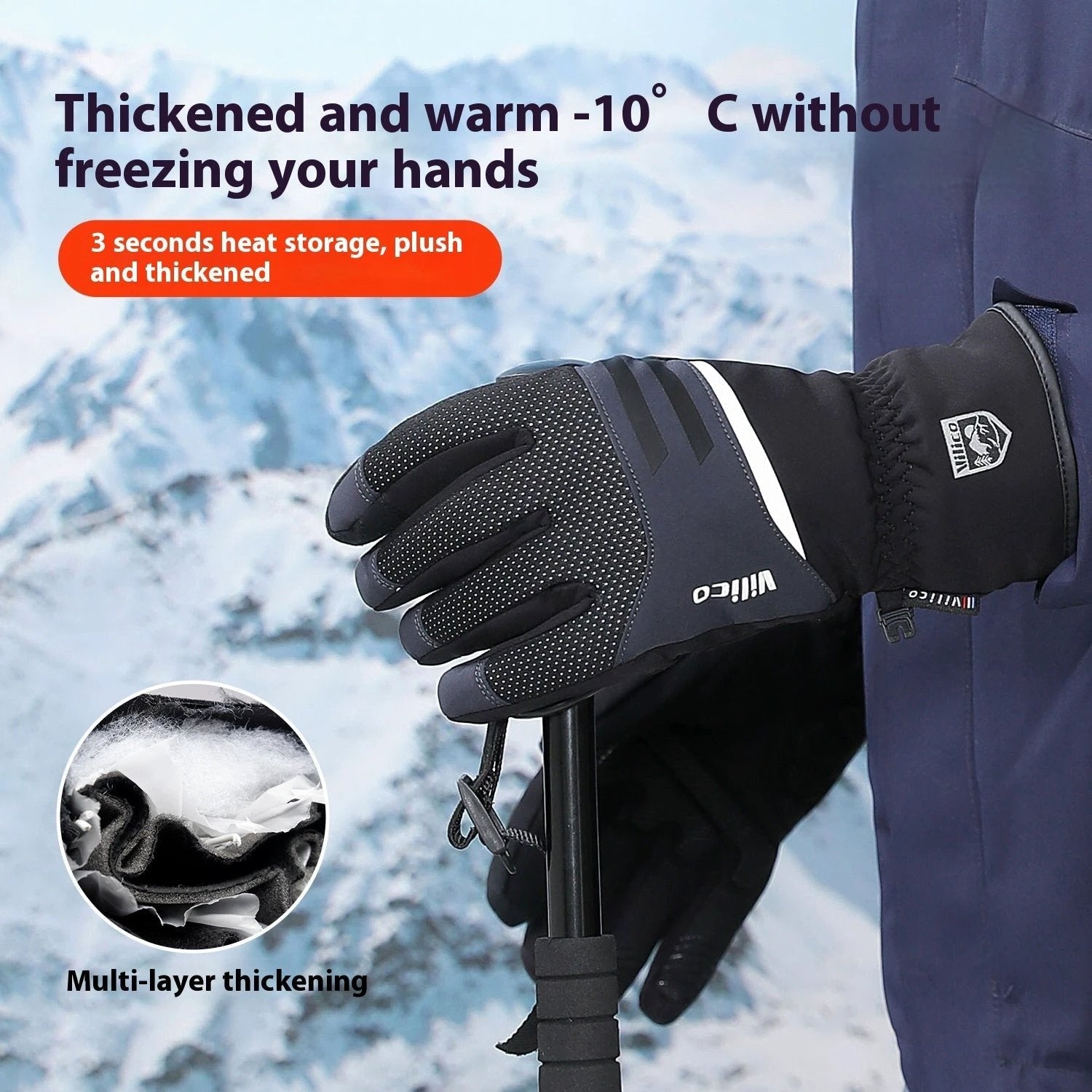 Men's Non-slip Cold Wear-resistant Gloves