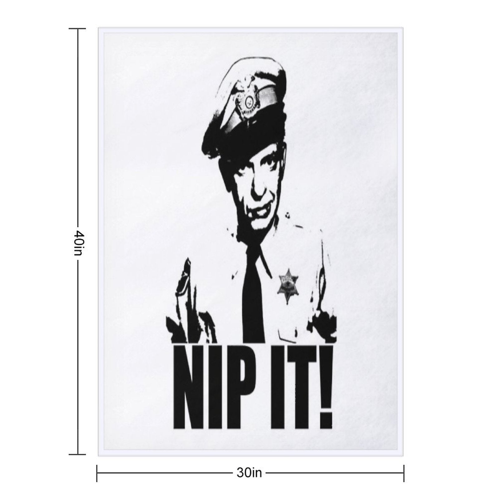 Andy Griffith Show T-ShirtBarney Fife - Nip It! Throw Blanket