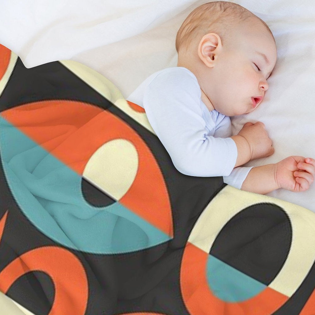Retro Eames Era  Pisces Throw Blanket