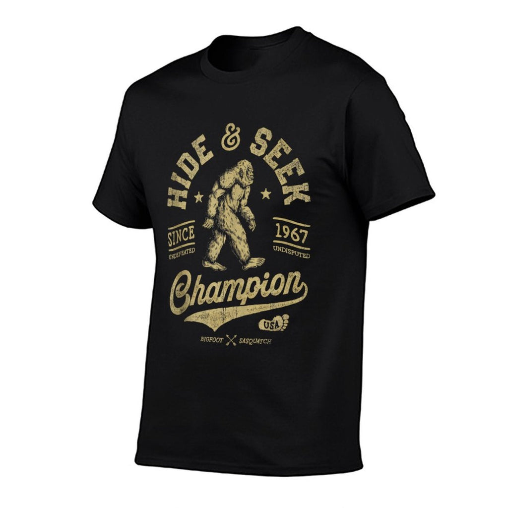 Bigfoot Hide And Seek Champion Funny Sasquatch Retro Vintage  Vintage-inspired T-Shirt