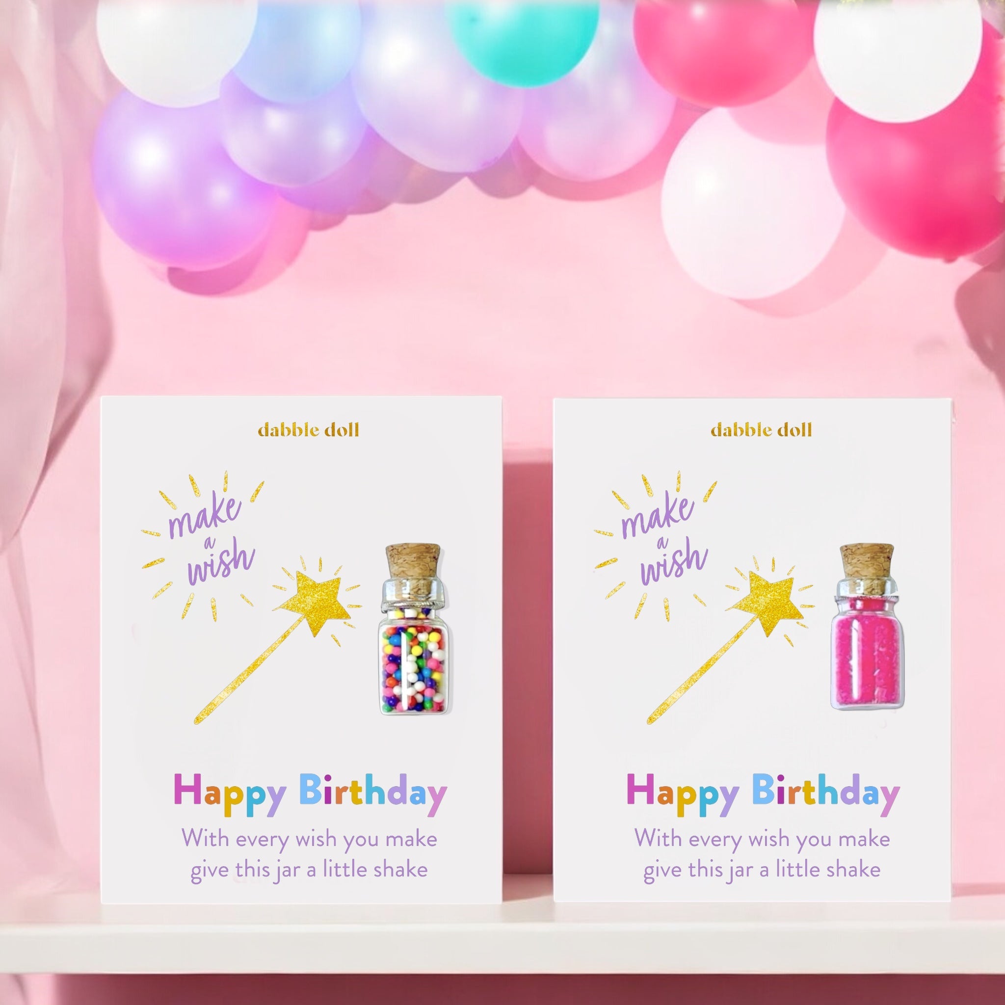 Birthday Gift with Magical Wishes Jar