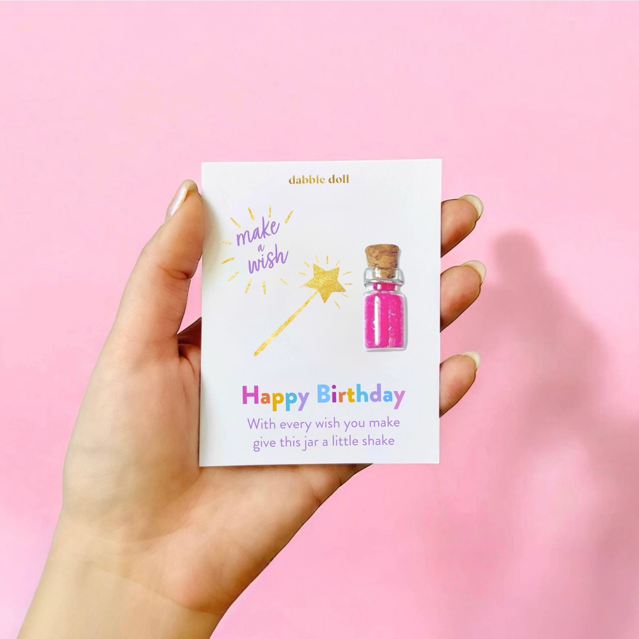 Birthday Gift with Magical Wishes Jar