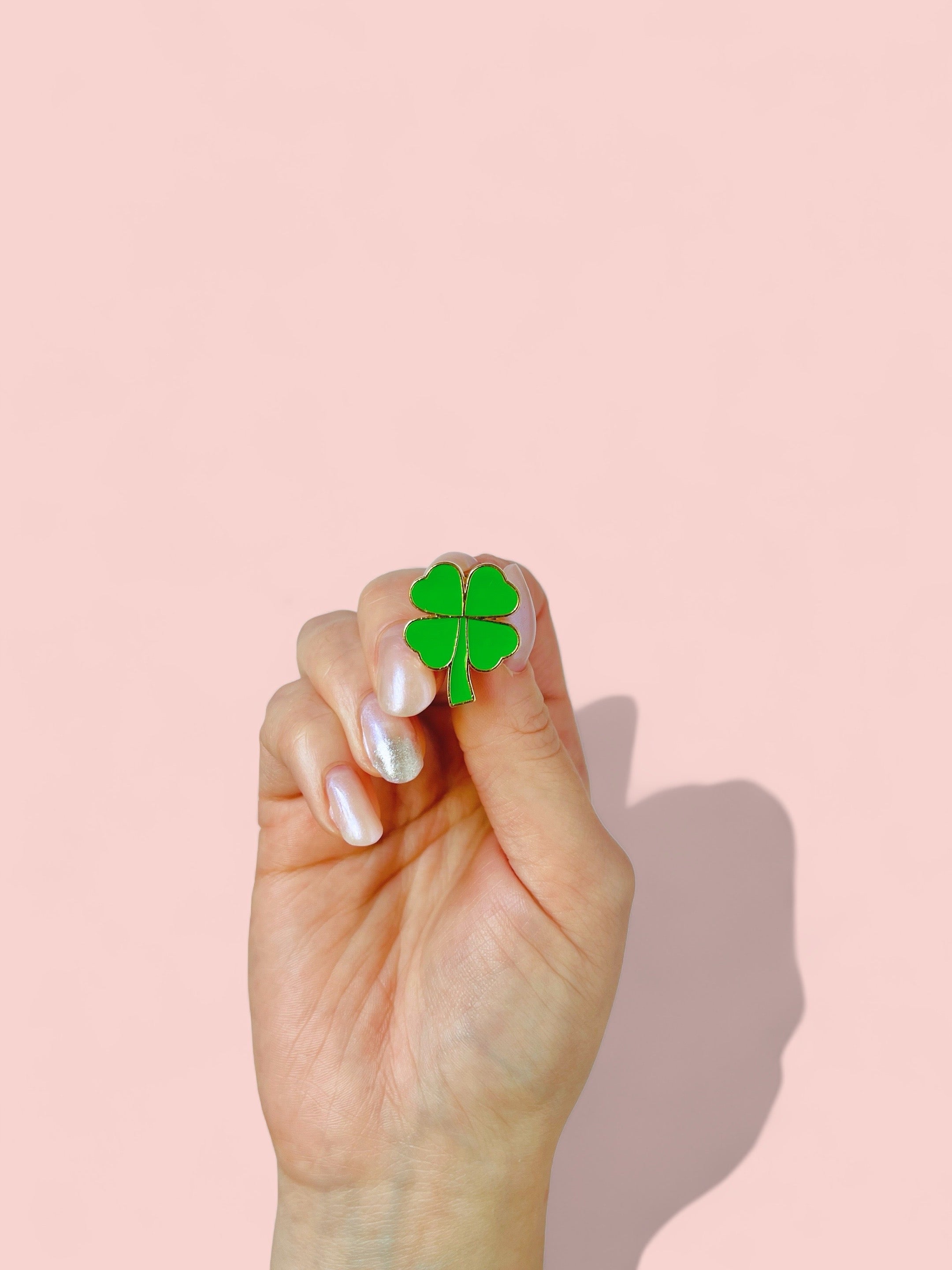 Four Leaf Clover Pin, Good Luck Gift