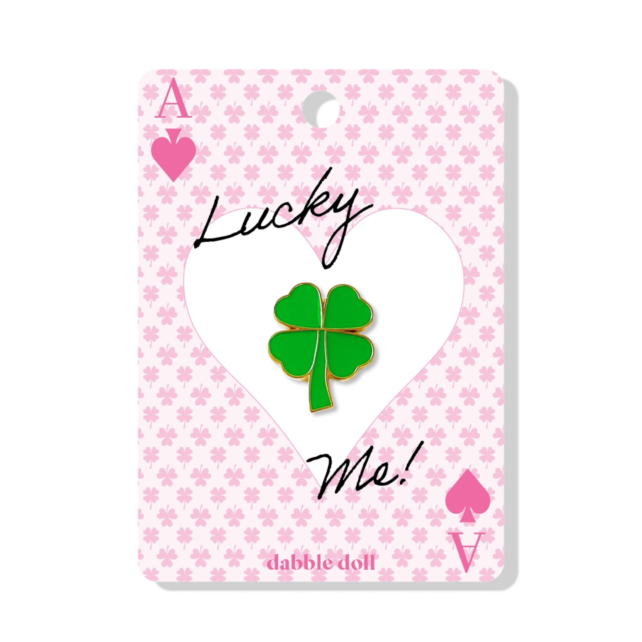 Four Leaf Clover Pin, Good Luck Gift