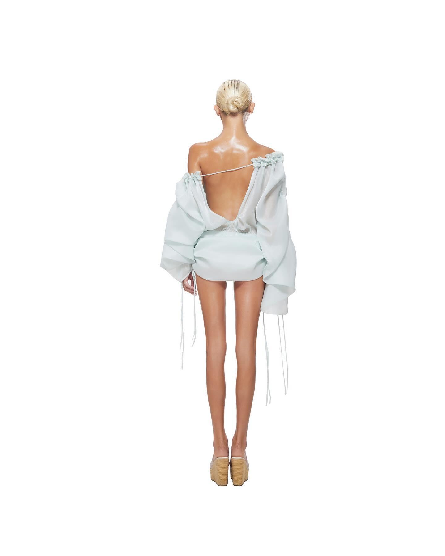Darcy Light Blue Mini Dress