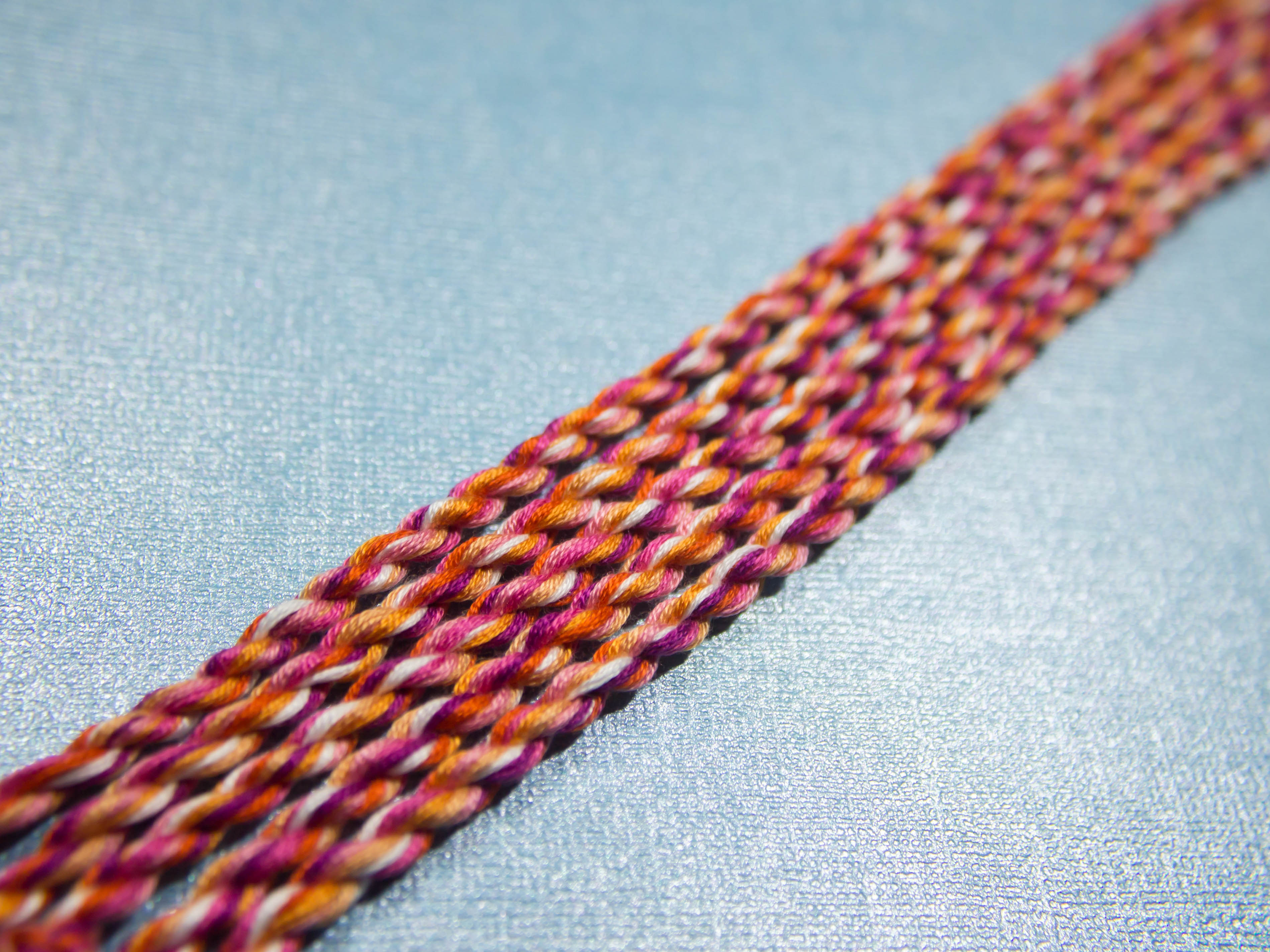 Lesbian Friendship Bracelet, Adjustable Cotton Bracelet, LGBTQ