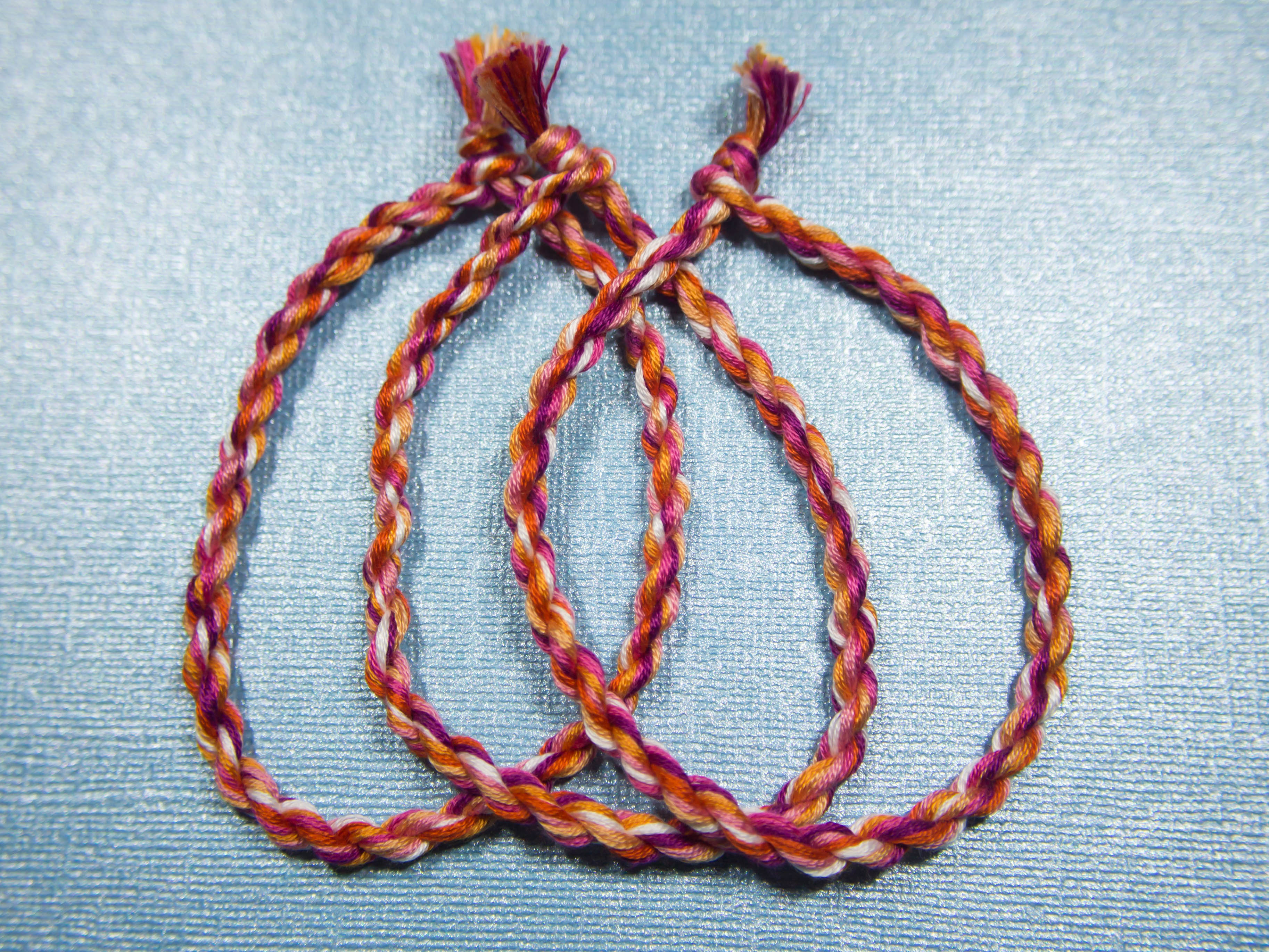 Lesbian Friendship Bracelet, Adjustable Cotton Bracelet, LGBTQ