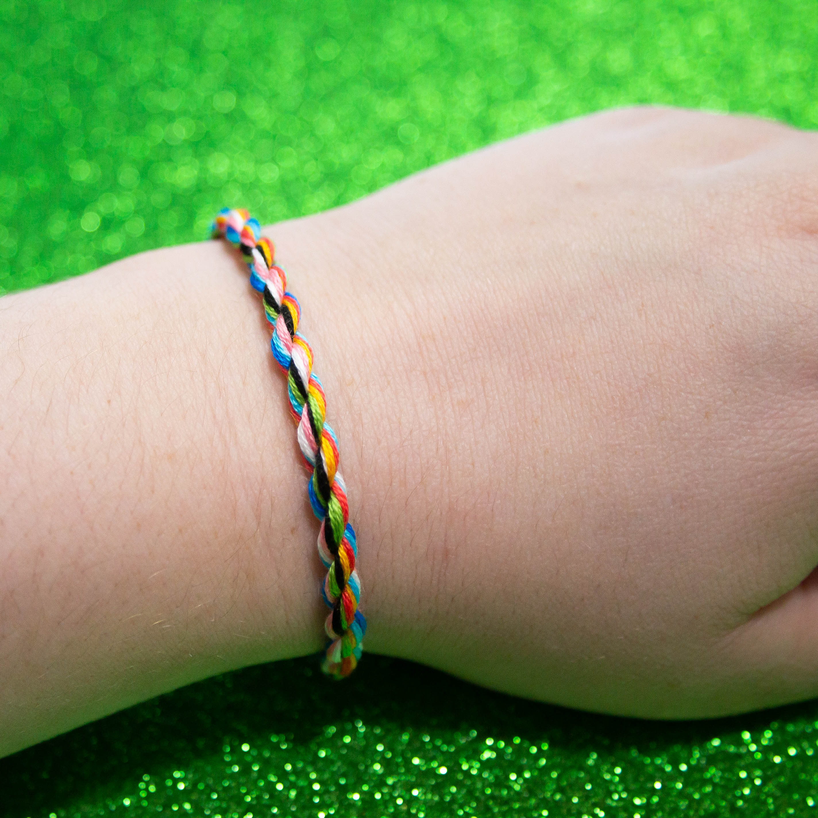 Lesbian Friendship Bracelet, Adjustable Cotton Bracelet, LGBTQ