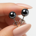 Small Round Earrings, Elegant Silver – Perfect for Daily Wear