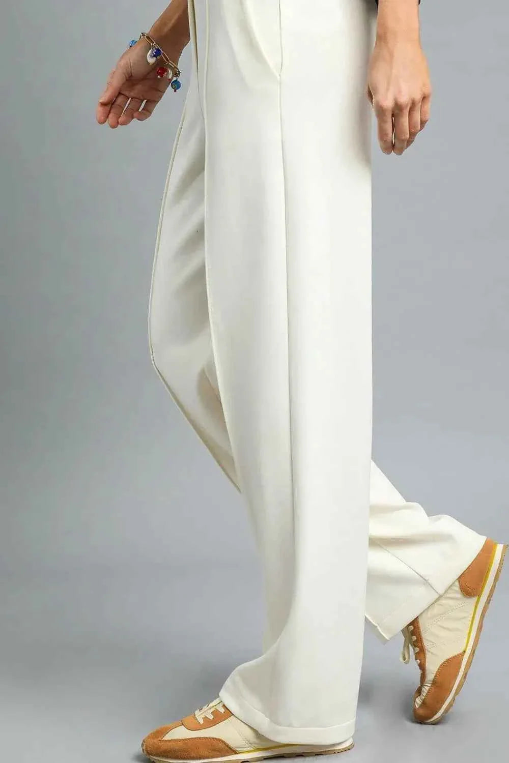 Umgee High Waist Wide Leg Pants