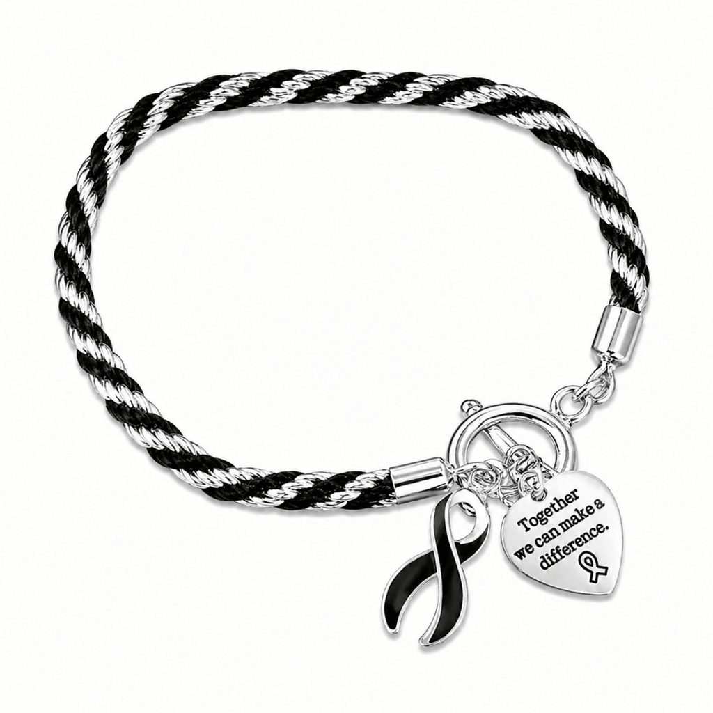 Rope Style Black Ribbon Bracelets